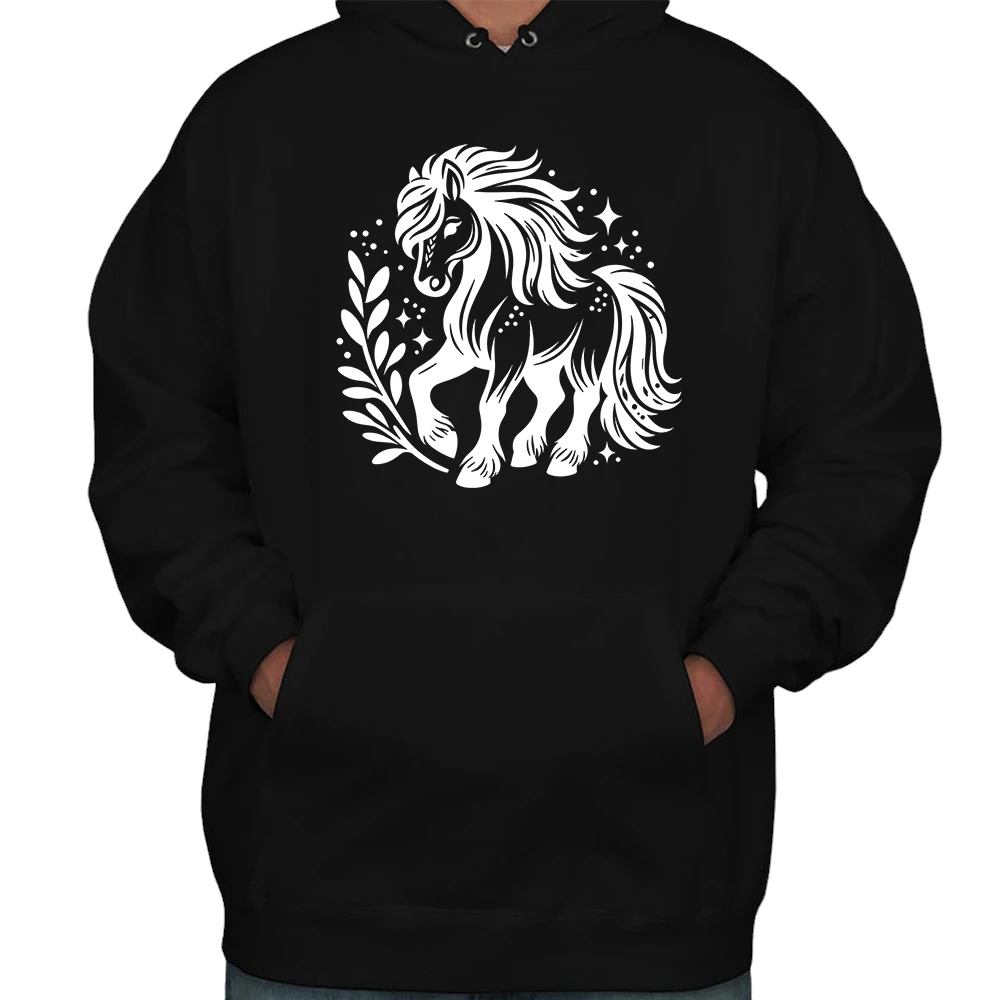Horse Love Hoodie – Black Horse Love Hoodie – Black