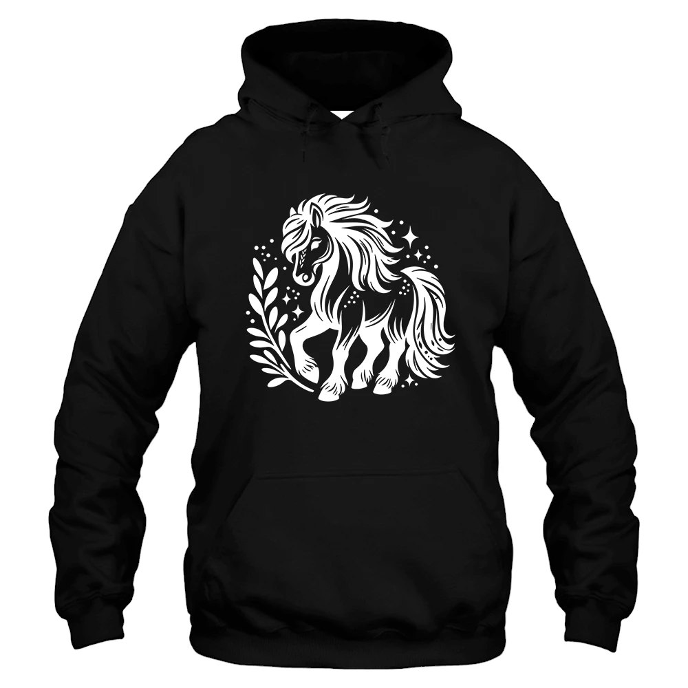 Horse Love Hoodie – Black Horse Love Hoodie – Black