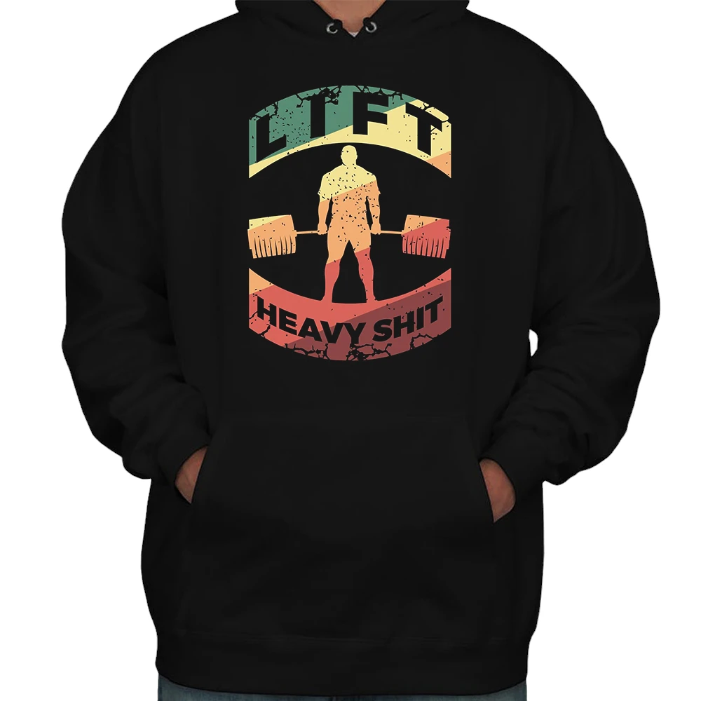 Lift Heavy Shit Hoodie – Black Lift Heavy Shit Hoodie – Black
