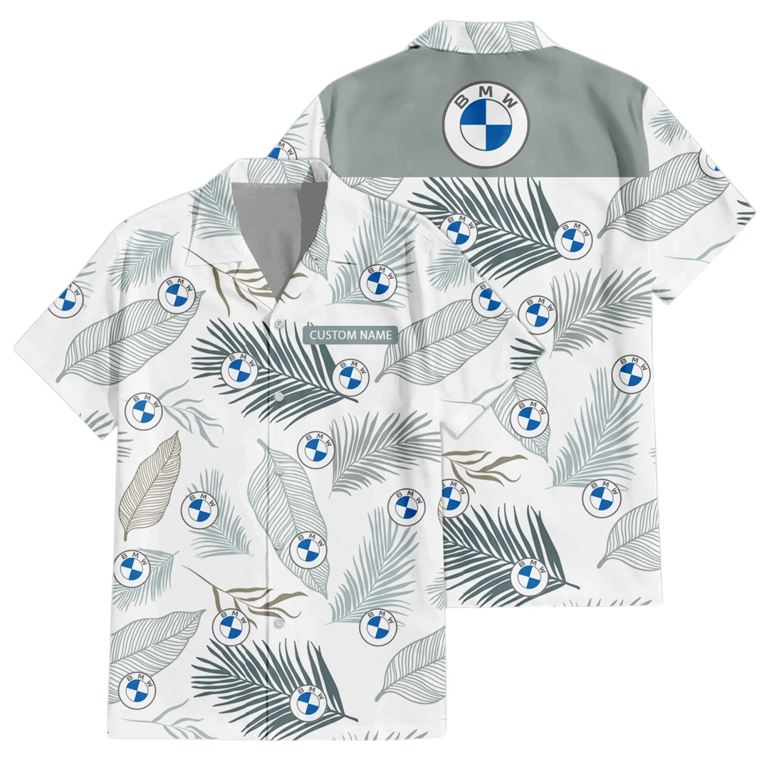 BMW Hawaiian Shirt Tropical Leaves Seamless Pattern All-over Print Summer Gift, Custom Name HIHI160125Y7HWLS1BMW BMW Hawaiian Shirt Tropical Leaves Seamless Pattern All-over Print Summer Gift, Custom Name HIHI160125Y7HWLS1BMW