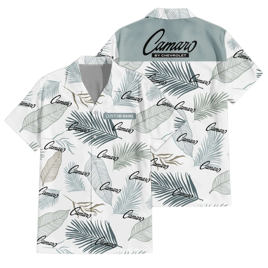 Camaro Hawaiian Shirt Tropical Leaves Seamless Pattern All-over Print Summer Gift, Custom Name HIHI160125Y7HWLS1CAM Camaro Hawaiian Shirt Tropical Leaves Seamless Pattern All-over Print Summer Gift, Custom Name HIHI160125Y7HWLS1CAM