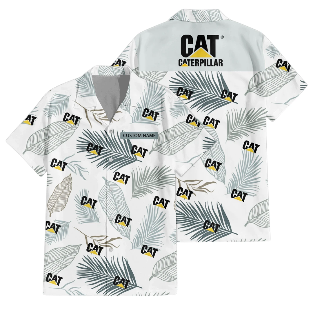 Caterpillar Hawaiian Shirt Tropical Leaves Seamless Pattern All-over Print Summer Gift, Custom Name HIHI170125Y7HWLS1CAT Caterpillar Hawaiian Shirt Tropical Leaves Seamless Pattern All-over Print Summer Gift, Custom Name HIHI170125Y7HWLS1CAT