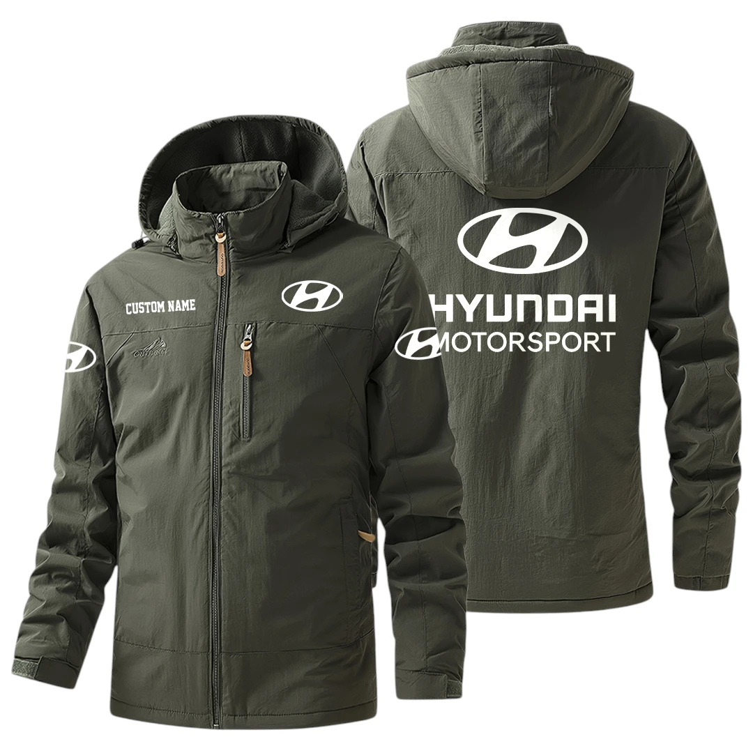 Hyundai Motorsport Windbreaker Jacket Hooded, Warm Lining Waterproof Outdoor Running Jacket For Men, Custom Name HIHI280225Y17WO88HYM Hyundai Motorsport Windbreaker Jacket Hooded, Warm Lining Waterproof Outdoor Running Jacket For Men, Custom Name HIHI280225Y17WO88HYM