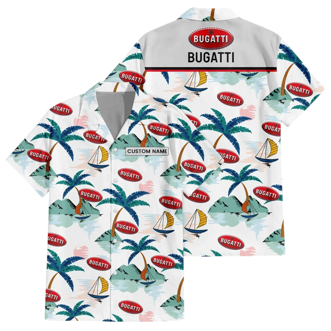 Bugatti Exclusive Logo Button Up Hawaiian Shirt Tropical Landscape Pattern All-over Print, Custom Name HIDI190225Y7HWLS2BUG Bugatti Exclusive Logo Button Up Hawaiian Shirt Tropical Landscape Pattern All-over Print, Custom Name HIDI190225Y7HWLS2BUG