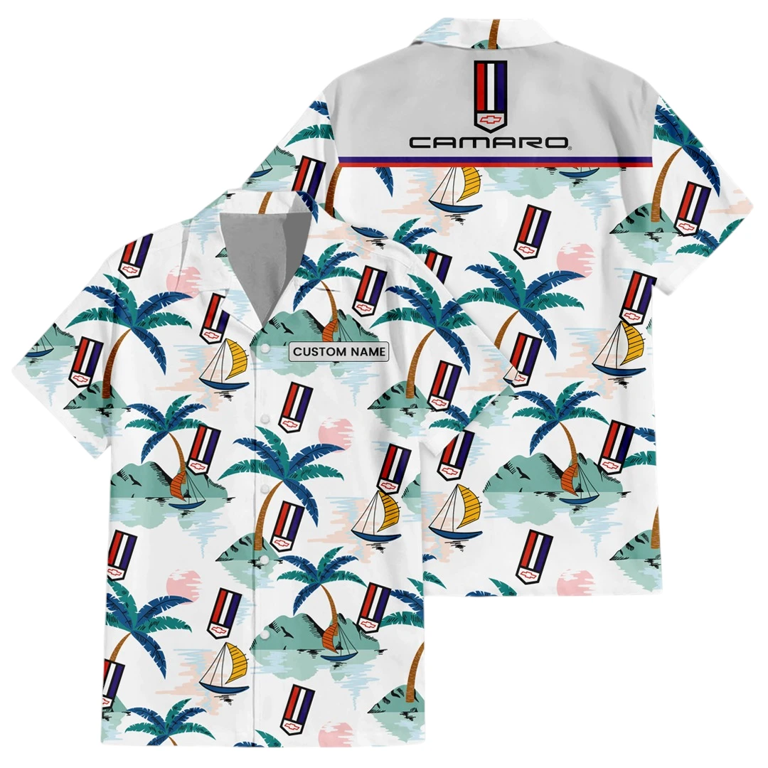 Chevrolet Camaro Exclusive Logo Button Up Hawaiian Shirt Tropical Landscape Pattern All-over Print, Custom Name HIDI190225Y7HWLS2CHC Chevrolet Camaro Exclusive Logo Button Up Hawaiian Shirt Tropical Landscape Pattern All-over Print, Custom Name HIDI190225Y7HWLS2CHC