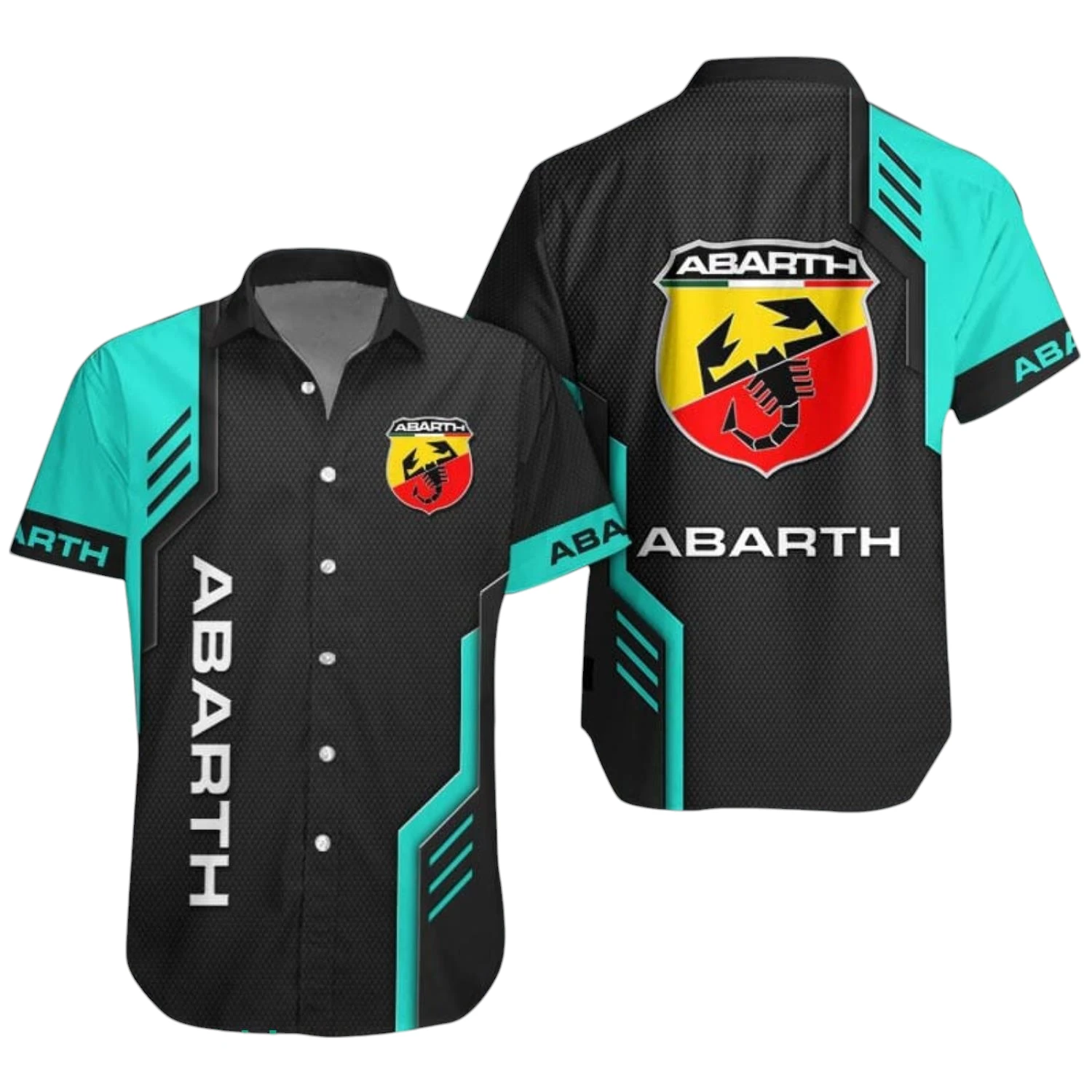 Abarth Button Up Hawaiian Shirt All-over Print Trending This Summer HA070325Y7HWCT2ABA Abarth Button Up Hawaiian Shirt All-over Print Trending This Summer HA070325Y7HWCT2ABA