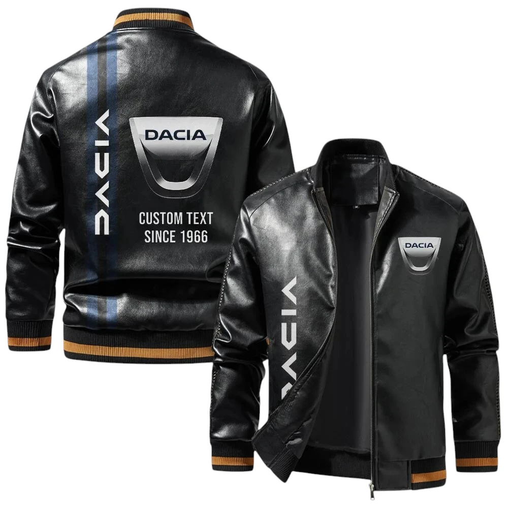 Vintage Dacia Exclusive Logo Jacket, Classic Ribbed Collar and Striped Cuffs, Custom Name TN21032025Y12LJ93CT2CIA Vintage Dacia Exclusive Logo Jacket, Classic Ribbed Collar and Striped Cuffs, Custom Name TN21032025Y12LJ93CT2CIA