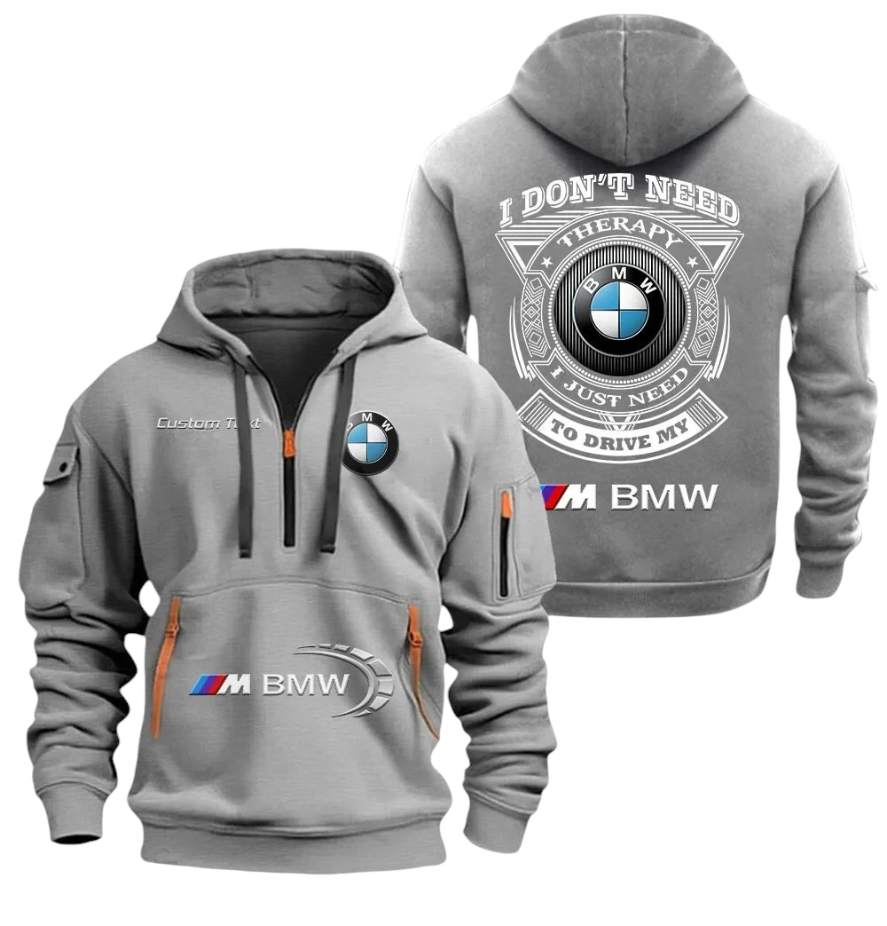 BMW M Motorsport Half Zip Hoodie, Sports Hooded Multi-Pockets, Custom Name TN250325Y25QZ2HCT4BMM BMW M Motorsport Half Zip Hoodie, Sports Hooded Multi-Pockets, Custom Name TN250325Y25QZ2HCT4BMM