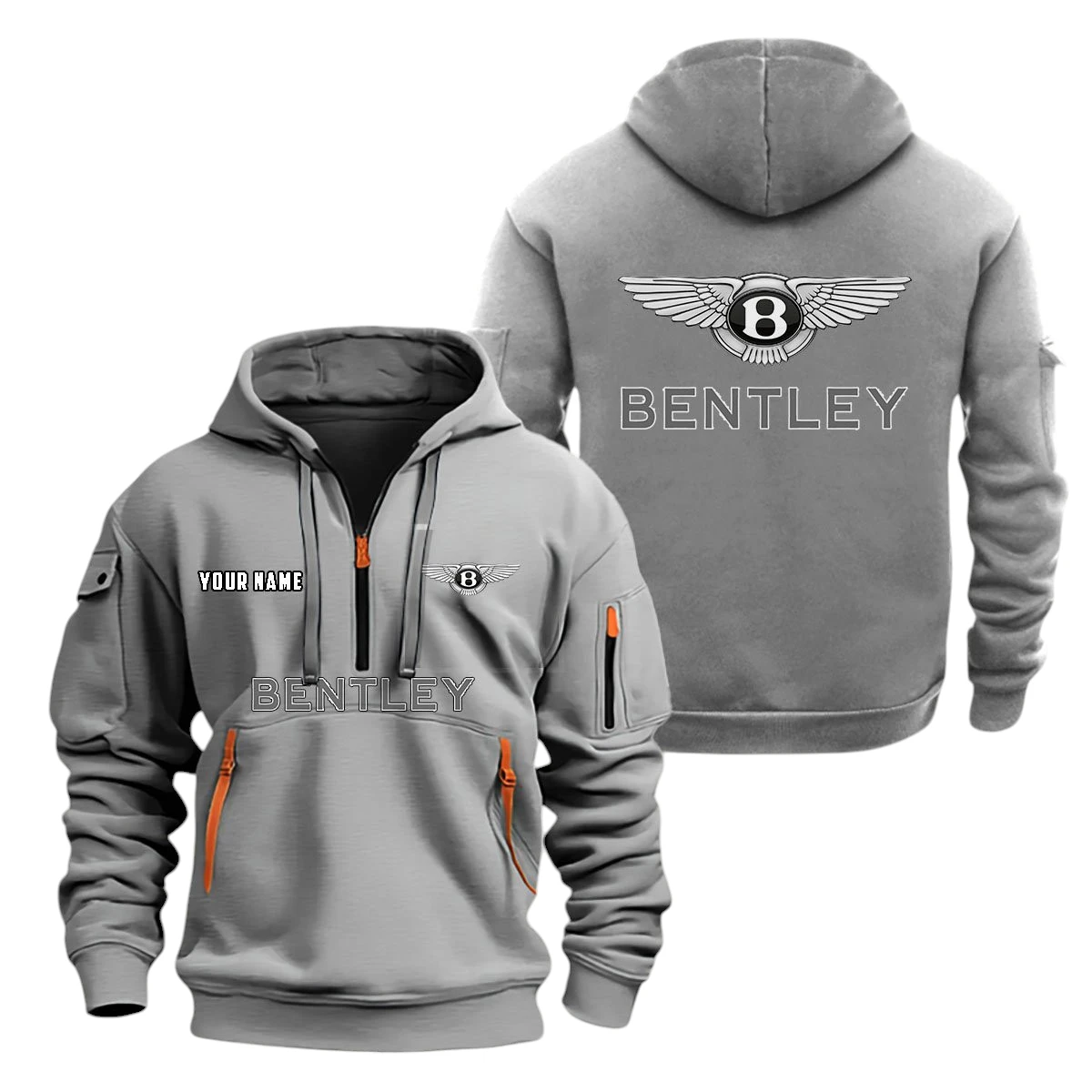 Bentley Half Zip Hoodie, Sports Hooded Multi-Pockets, Custom Name TN0030325Y25QZ2HCT3TLE Bentley Half Zip Hoodie, Sports Hooded Multi-Pockets, Custom Name TN0030325Y25QZ2HCT3TLE