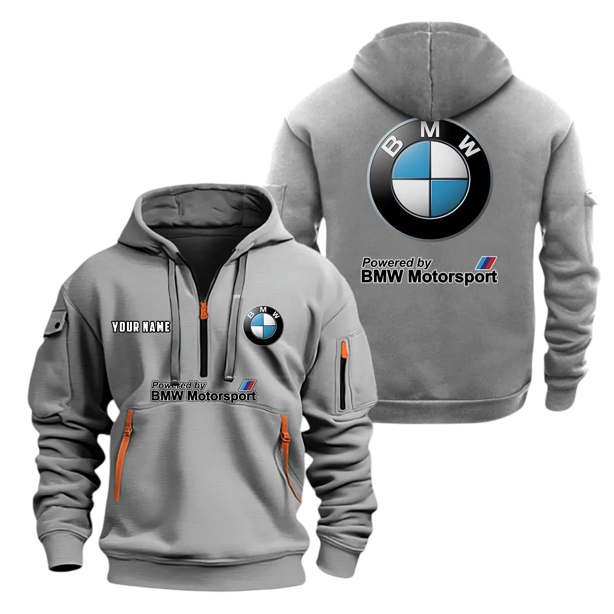 BMW Motorsport Half Zip Hoodie, Sports Hooded Multi-Pockets, Custom Name TN0030325Y25QZ2HCT4BMM BMW Motorsport Half Zip Hoodie, Sports Hooded Multi-Pockets, Custom Name TN0030325Y25QZ2HCT4BMM