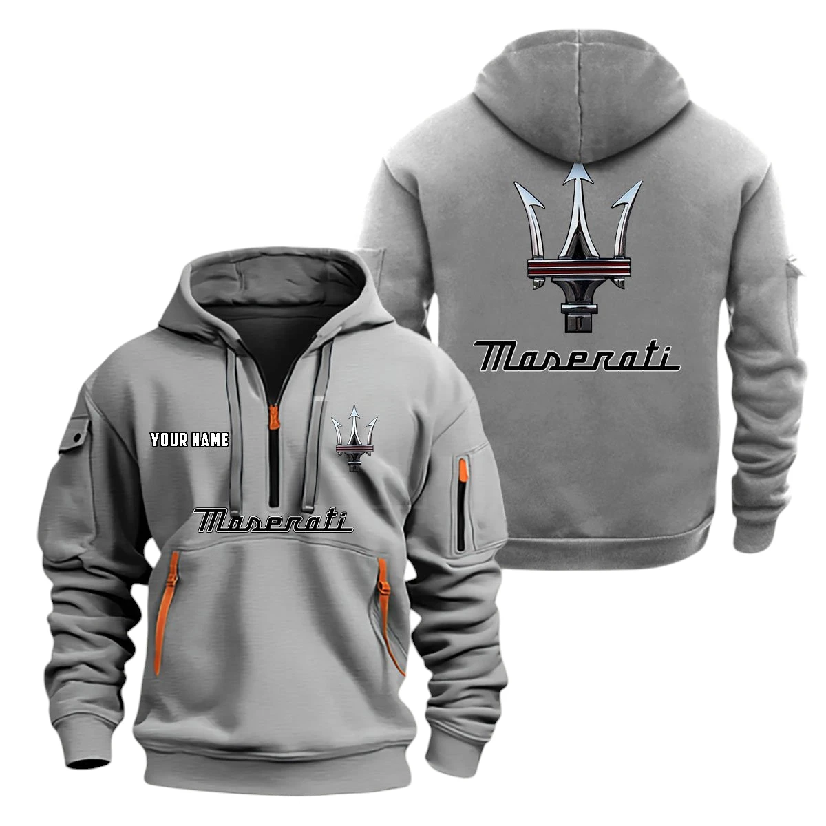 Maserati Half Zip Hoodie, Sports Hooded Multi-Pockets, Custom Name TN070325Y25QZ2HCT1MAS Maserati Half Zip Hoodie, Sports Hooded Multi-Pockets, Custom Name TN070325Y25QZ2HCT1MAS