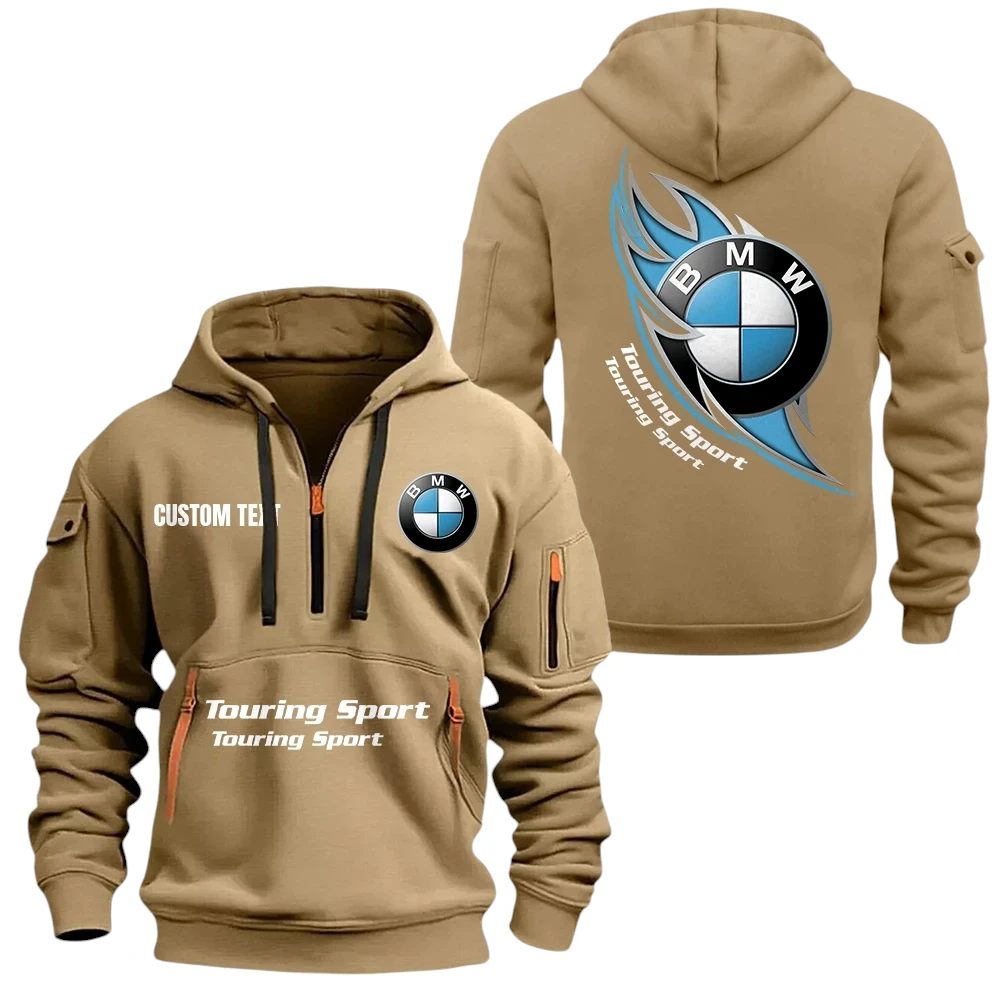 BMW Touring Sport Half Zip Hoodie, Sports Hooded Multi-Pockets, Custom Name TN260325Y25QZ2HRCT1BTS BMW Touring Sport Half Zip Hoodie, Sports Hooded Multi-Pockets, Custom Name TN260325Y25QZ2HRCT1BTS