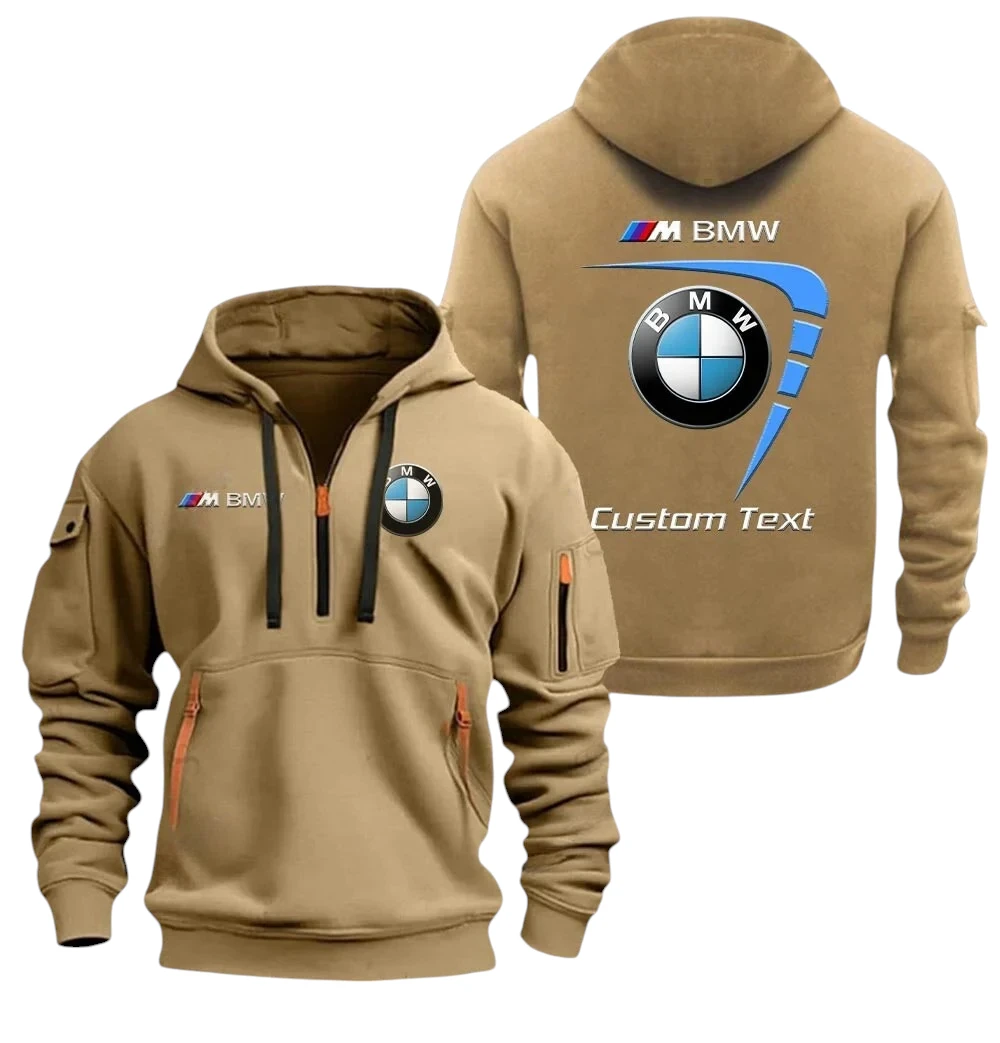 BMW M Motorsport Half Zip Hoodie, Sports Hooded Multi-Pockets, Custom Name TN260325Y25QZ2HRCT2BMM BMW M Motorsport Half Zip Hoodie, Sports Hooded Multi-Pockets, Custom Name TN260325Y25QZ2HRCT2BMM