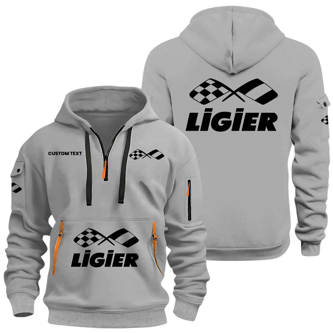 Ligier Automotive Half Zip Hoodie, Sports Hooded Multi-Pockets, Custom Name HIDI060325Y25QZ2HLIA Ligier Automotive Half Zip Hoodie, Sports Hooded Multi-Pockets, Custom Name HIDI060325Y25QZ2HLIA