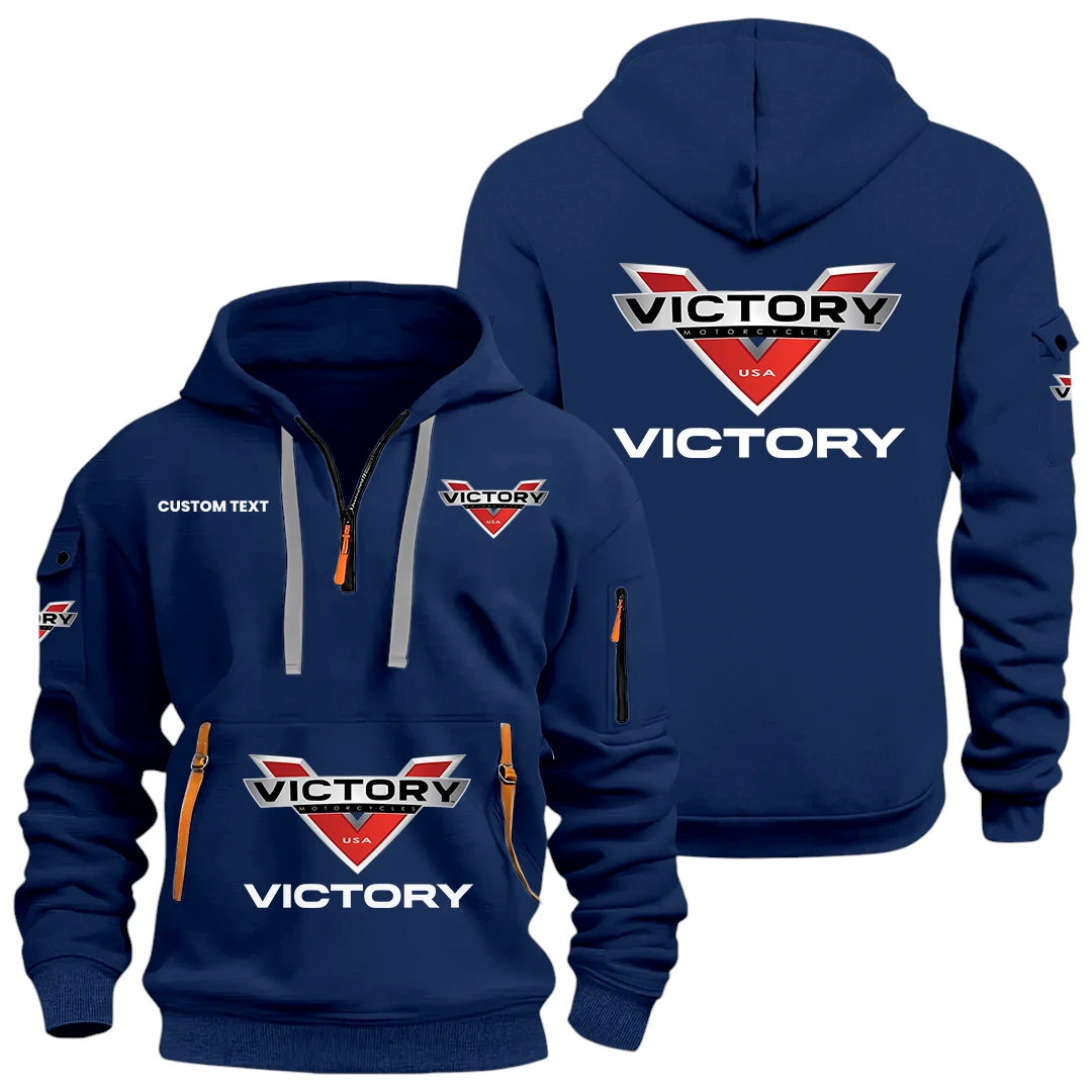 Victory Motorcycles Half Zip Hoodie Sports Hooded Multi-Pocket Custom Name HIDI050325Y25QZ2HVIM Victory Motorcycles Half Zip Hoodie Sports Hooded Multi-Pocket Custom Name HIDI050325Y25QZ2HVIM