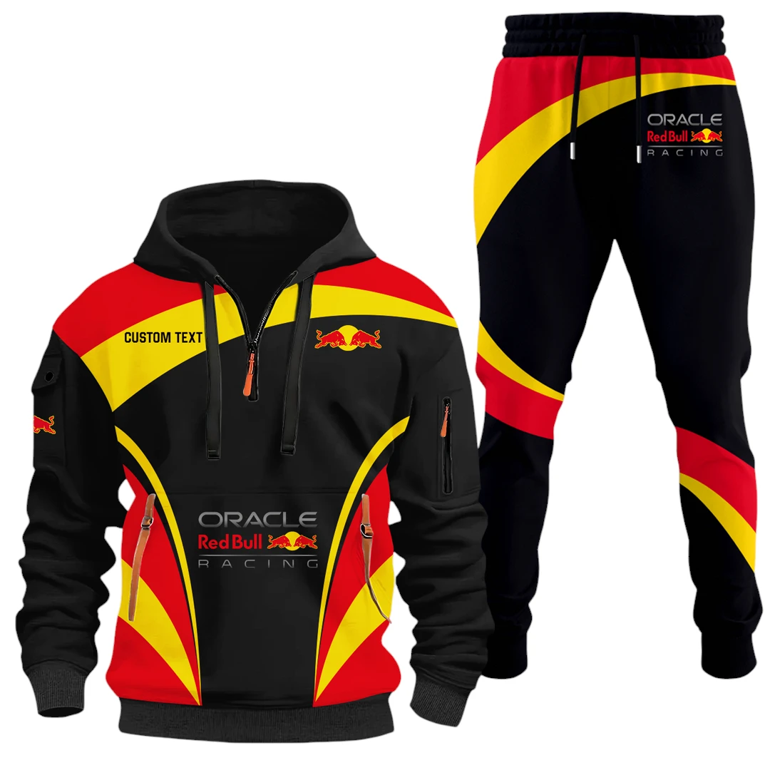 Oracle Red Bull Racing Half Zip Hoodie x Long Pants Set All-over Print, Custom Name HIDI110325Y26QZ3HORR Oracle Red Bull Racing Half Zip Hoodie x Long Pants Set All-over Print, Custom Name HIDI110325Y26QZ3HORR