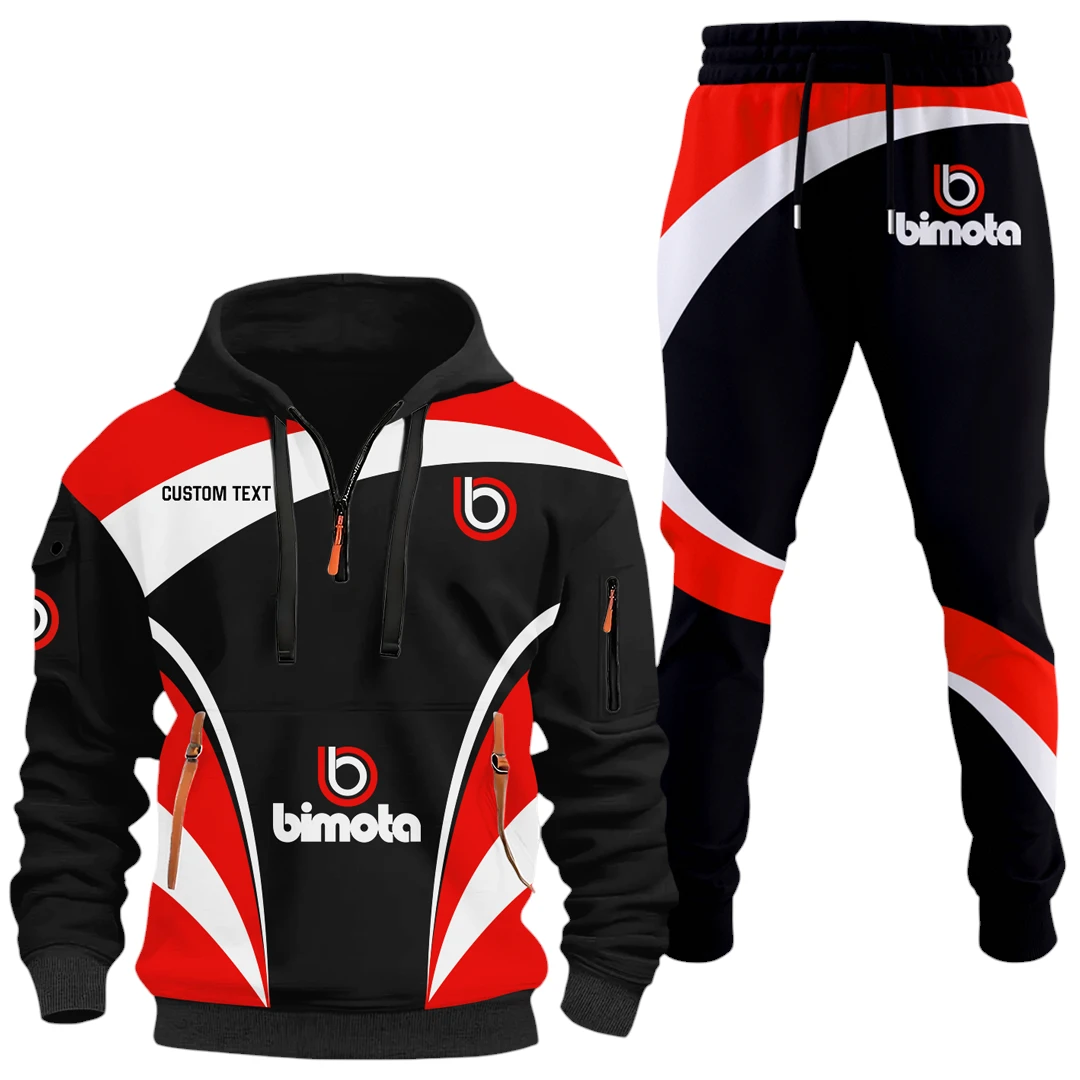 Bimota Half Zip Hoodie x Long Pants Set All-over Print, Custom Name HIDI150325Y26QZ3HBIM Bimota Half Zip Hoodie x Long Pants Set All-over Print, Custom Name HIDI150325Y26QZ3HBIM
