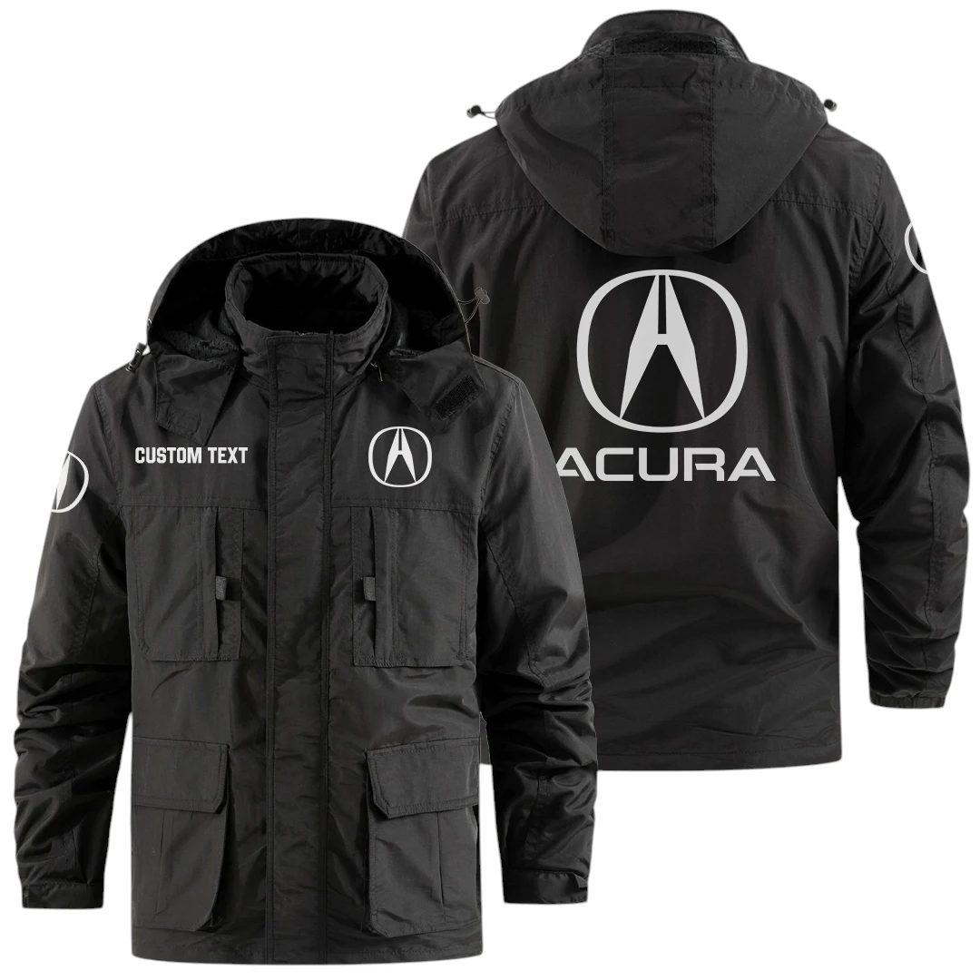 Acura Exclusive Logo Windbreaker Jacket Hooded Detachable, Outdoor Jacket Multi Pocket, Custom Name HIDI170325Y26WMPACU Acura Exclusive Logo Windbreaker Jacket Hooded Detachable, Outdoor Jacket Multi Pocket, Custom Name HIDI170325Y26WMPACU