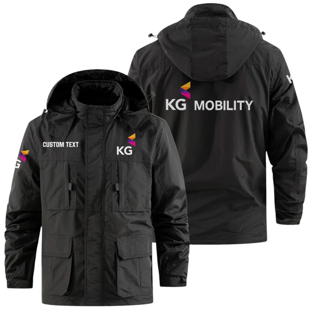 KG Mobility Exclusive Logo Windbreaker Jacket Hooded Detachable, Outdoor Jacket Multi Pocket, Custom Name HIDI180325Y26WMPKGM KG Mobility Exclusive Logo Windbreaker Jacket Hooded Detachable, Outdoor Jacket Multi Pocket, Custom Name HIDI180325Y26WMPKGM