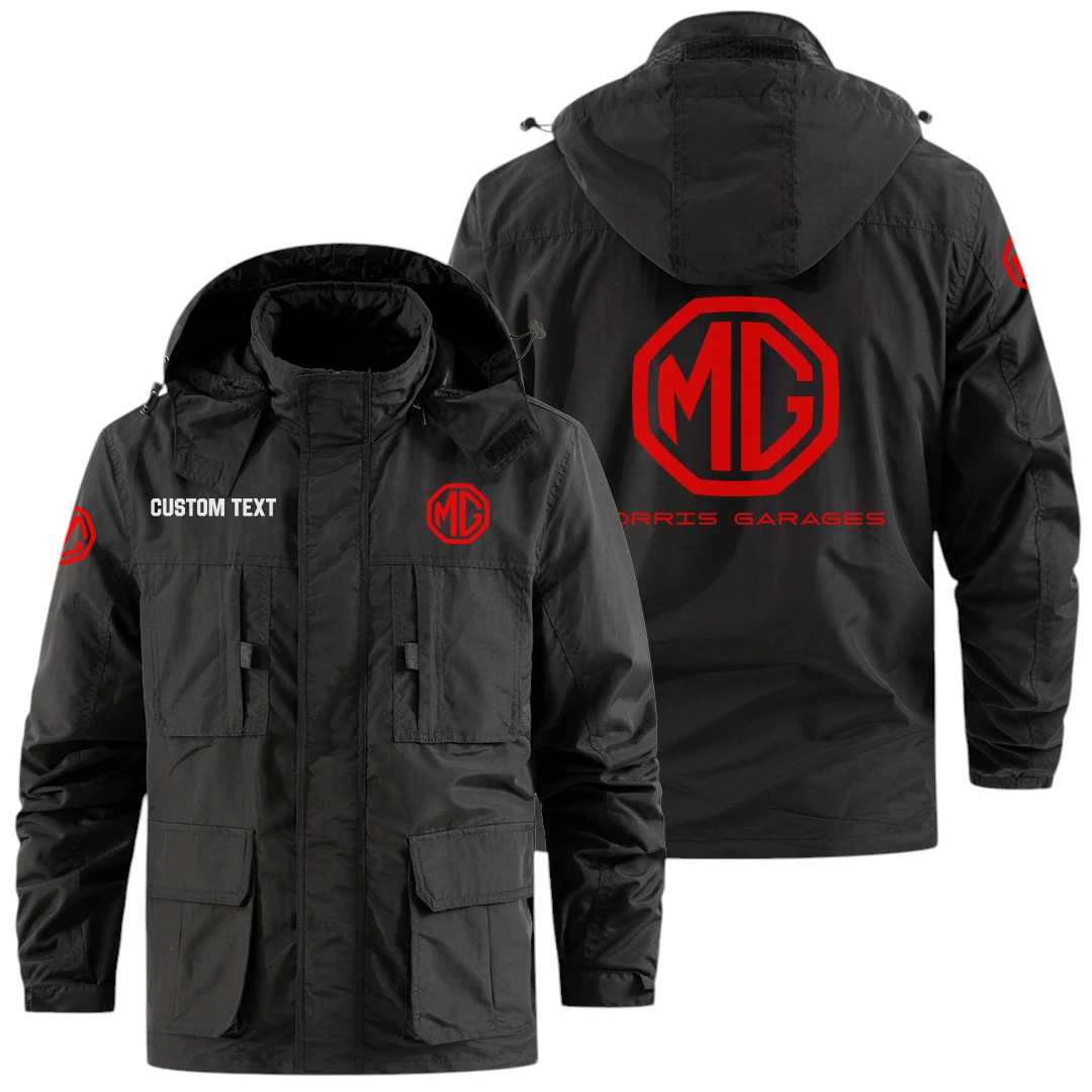 MG Cars Exclusive Logo Windbreaker Jacket Hooded Detachable, Outdoor Jacket Multi Pocket, Custom Name HIDI180325Y26WMPMGC MG Cars Exclusive Logo Windbreaker Jacket Hooded Detachable, Outdoor Jacket Multi Pocket, Custom Name HIDI180325Y26WMPMGC