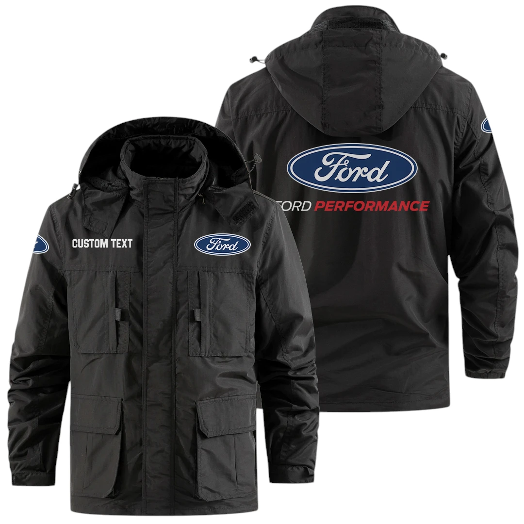 Ford Performance Racing Exclusive Logo Windbreaker Jacket Hooded Detachable, Outdoor Jacket Multi Pocket, Custom Name HIDI190325Y26WMPFOP Ford Performance Racing Exclusive Logo Windbreaker Jacket Hooded Detachable, Outdoor Jacket Multi Pocket, Custom Name HIDI190325Y26WMPFOP
