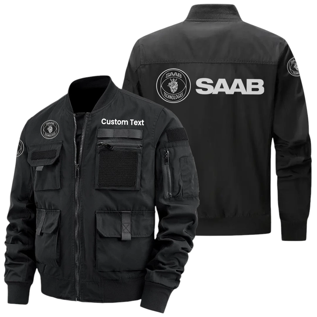 Saab Exclusive Logo Jacket x Baseball Collar Style Multiple Pockets Men’s Hiking Outdoor Jacket Custom Name HIHI170325Y40JCXSAA Saab Exclusive Logo Jacket x Baseball Collar Style Multiple Pockets Men’s Hiking Outdoor Jacket Custom Name HIHI170325Y40JCXSAA