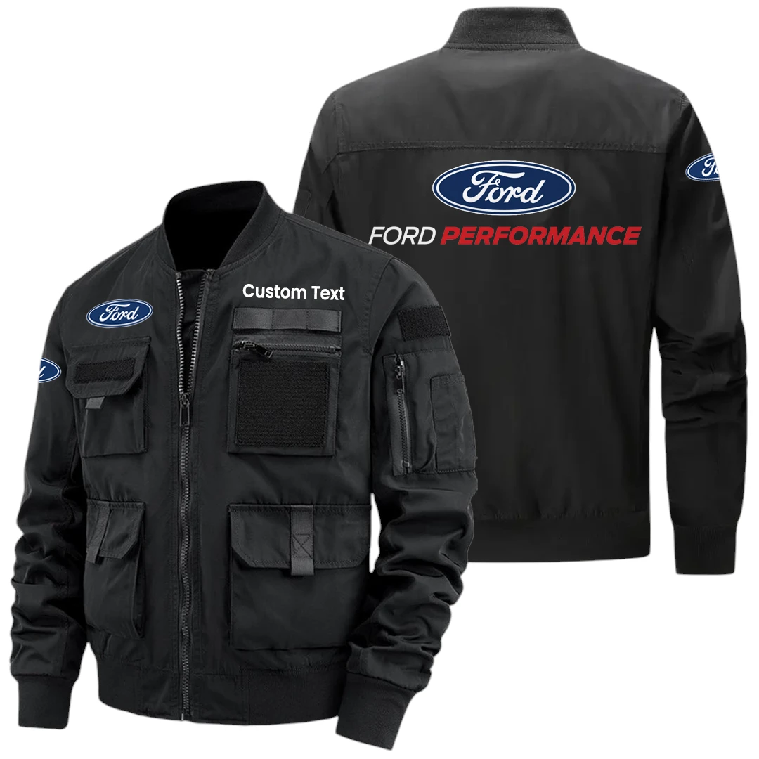 Ford Performance Racing Exclusive Logo Jacket x Baseball Collar Style Multiple Pockets Outdoor Jacket Custom Name HIHI180325Y40JCXFOP Ford Performance Racing Exclusive Logo Jacket x Baseball Collar Style Multiple Pockets Outdoor Jacket Custom Name HIHI180325Y40JCXFOP