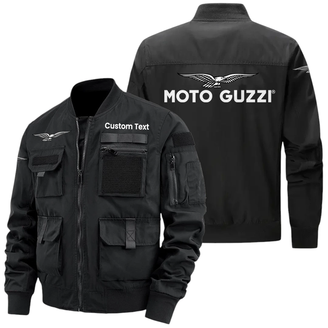 Moto Guzzi Exclusive Logo Jacket x Baseball Collar Style Multiple Pockets Men’s Hiking Outdoor Jacket Custom Name HIHI190325Y40JCXMOG Moto Guzzi Exclusive Logo Jacket x Baseball Collar Style Multiple Pockets Men’s Hiking Outdoor Jacket Custom Name HIHI190325Y40JCXMOG