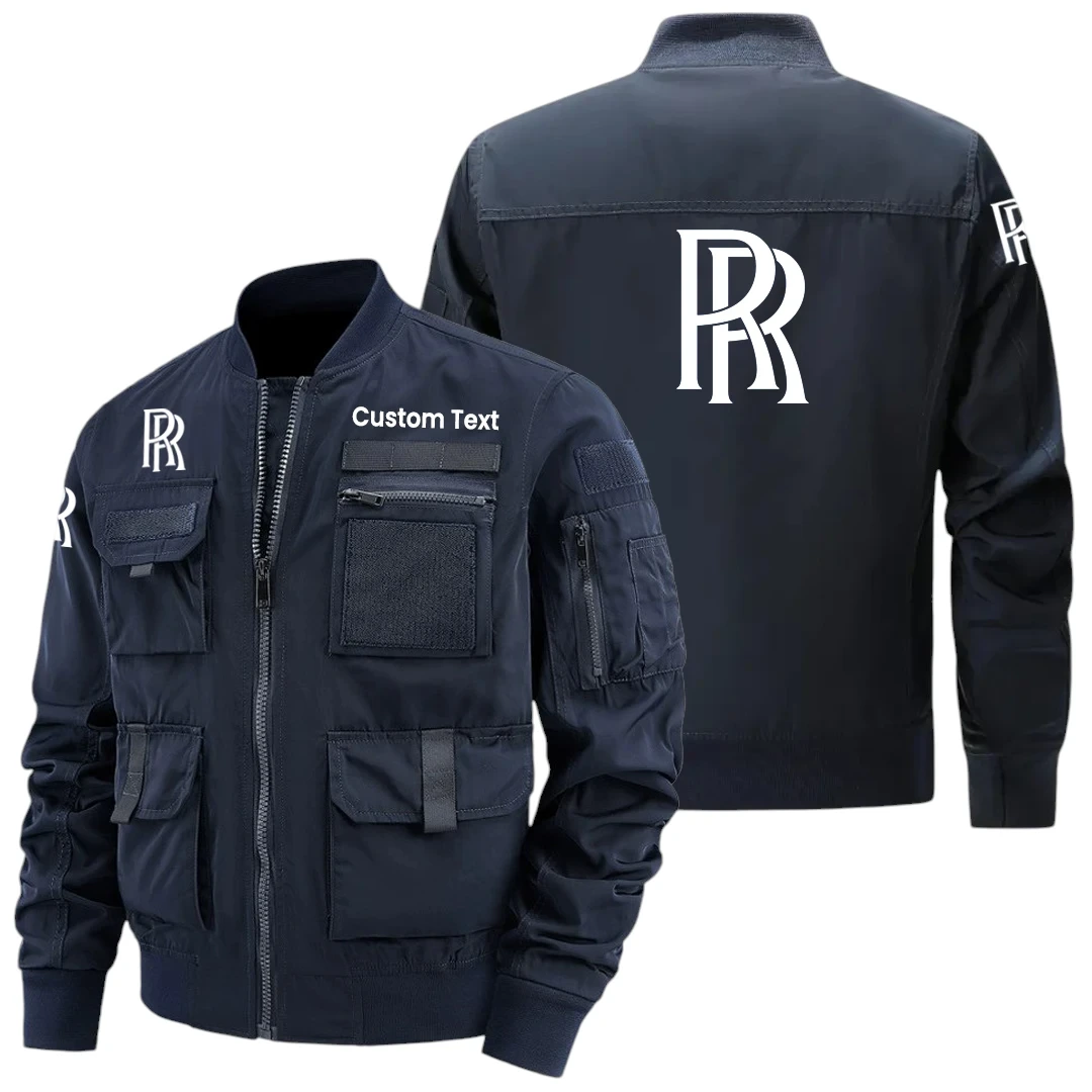 Rolls Royce Exclusive Logo Jacket x Baseball Collar Style Multiple Pockets Men Hiking Outdoor Jacket Custom Name HIHI160325Y40JCXROR Rolls Royce Exclusive Logo Jacket x Baseball Collar Style Multiple Pockets Men Hiking Outdoor Jacket Custom Name HIHI160325Y40JCXROR