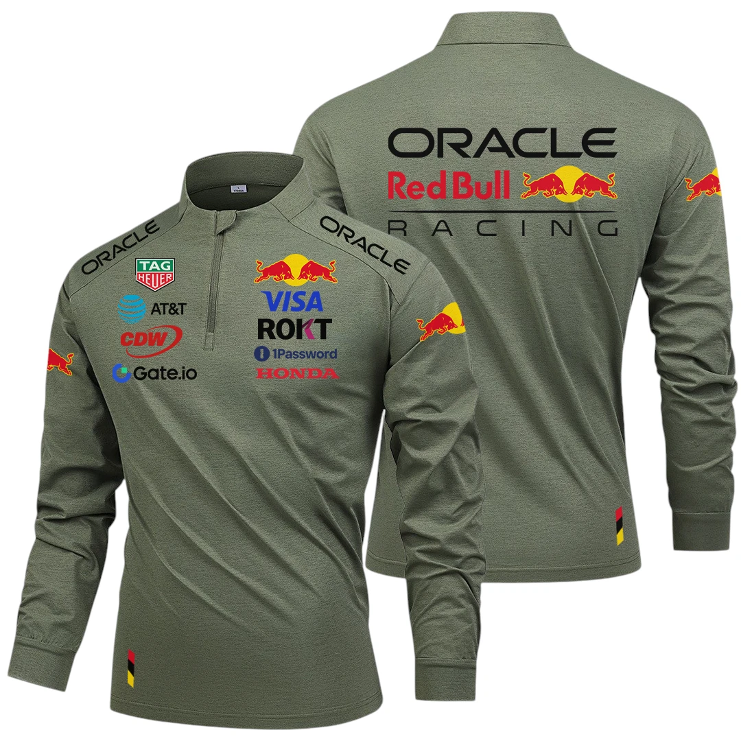 Oracle Red Bull Racing Limited 2025 Long Sleeve Shirt, Stand Collar Quarter Zip-up HIDI220325Y49LMT05ORR Oracle Red Bull Racing Limited 2025 Long Sleeve Shirt, Stand Collar Quarter Zip-up HIDI220325Y49LMT05ORR