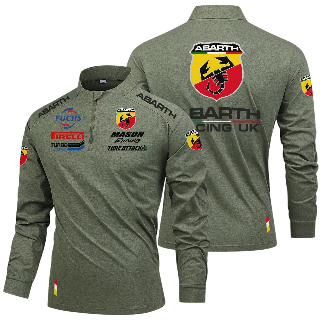 Abarth Racing UK Limited 2025 Long Sleeve Shirt, Stand Collar Quarter Zip-up HIDI250325Y49LMT05ABR Abarth Racing UK Limited 2025 Long Sleeve Shirt, Stand Collar Quarter Zip-up HIDI250325Y49LMT05ABR