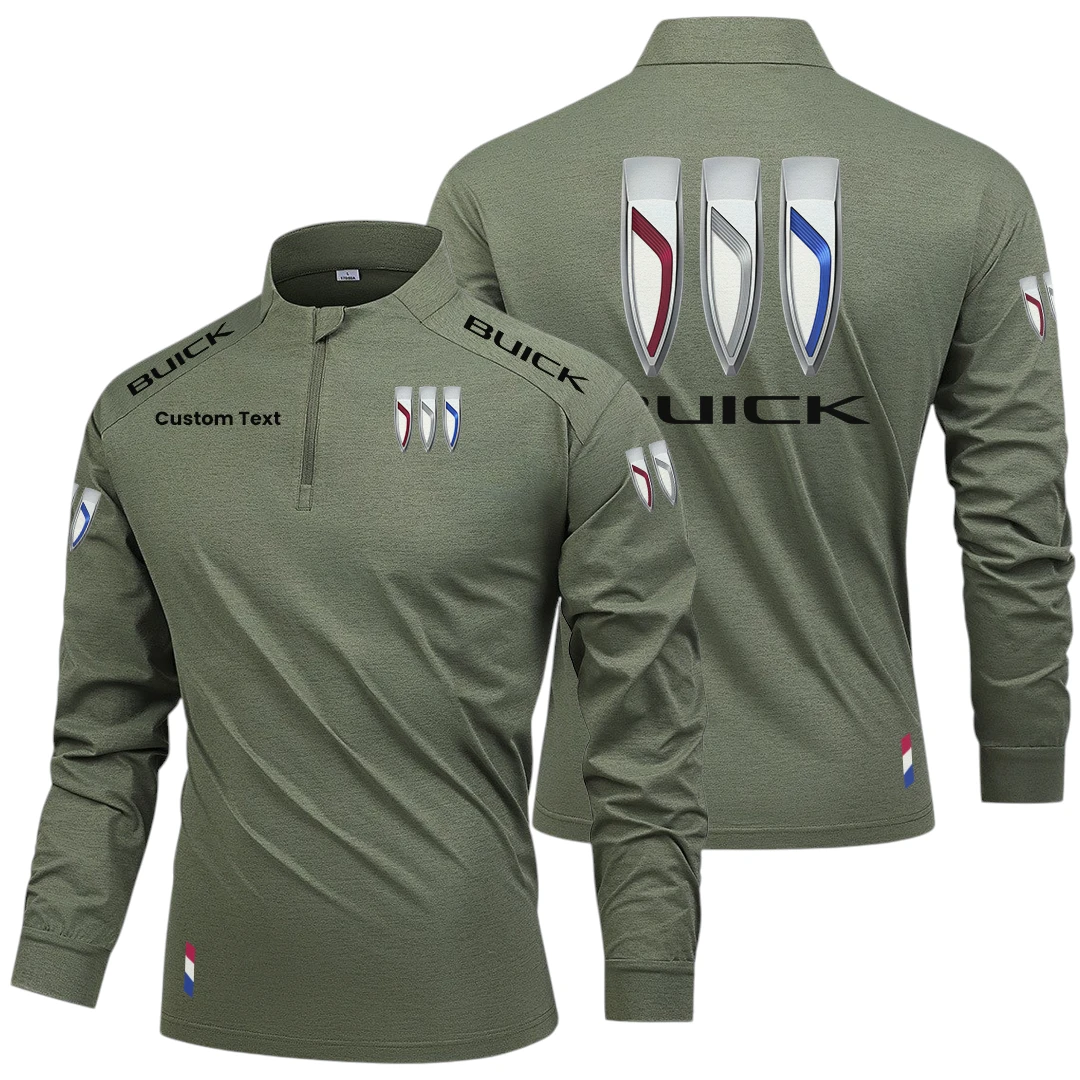 Buick Limited 2025 Long Sleeve Shirt, Stand Collar Quarter Zip-up Custom Name HIDI260325Y49LMT05BUI Buick Limited 2025 Long Sleeve Shirt, Stand Collar Quarter Zip-up Custom Name HIDI260325Y49LMT05BUI