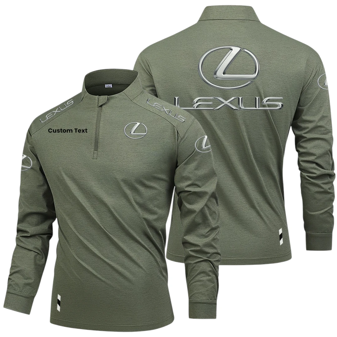 Lexus Limited 2025 Long Sleeve Shirt, Stand Collar Quarter Zip-up Custom Name HIDI260325Y49LMT05LEX Lexus Limited 2025 Long Sleeve Shirt, Stand Collar Quarter Zip-up Custom Name HIDI260325Y49LMT05LEX