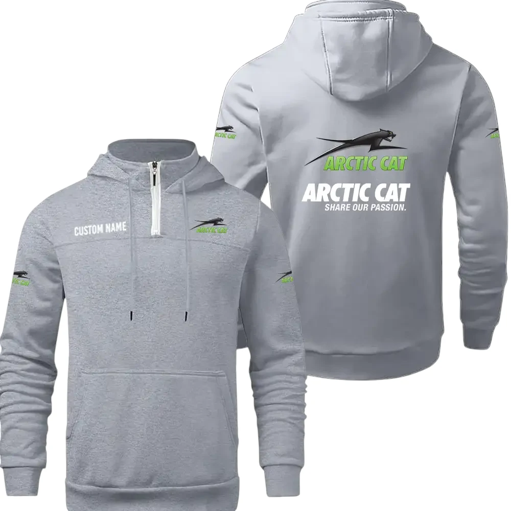 Arctic Cat Quarter Zip Hoodie, Sports Hoodie Custom Name TN270325Y50HZ44CT1ARC Arctic Cat Quarter Zip Hoodie, Sports Hoodie Custom Name TN270325Y50HZ44CT1ARC