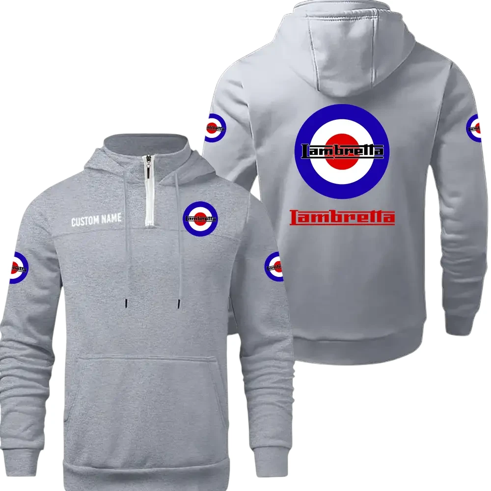 Lambretta Quarter Zip Hoodie, Sports Hoodie Custom Name TN280325Y50HZ44CT1LBA Lambretta Quarter Zip Hoodie, Sports Hoodie Custom Name TN280325Y50HZ44CT1LBA