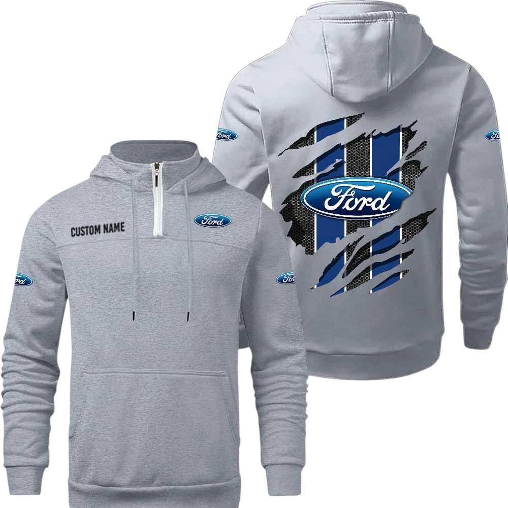 Ford Quarter Zip Hoodie, Sports Hoodie Custom Name TN280325Y50HZ44CT2FOR Ford Quarter Zip Hoodie, Sports Hoodie Custom Name TN280325Y50HZ44CT2FOR