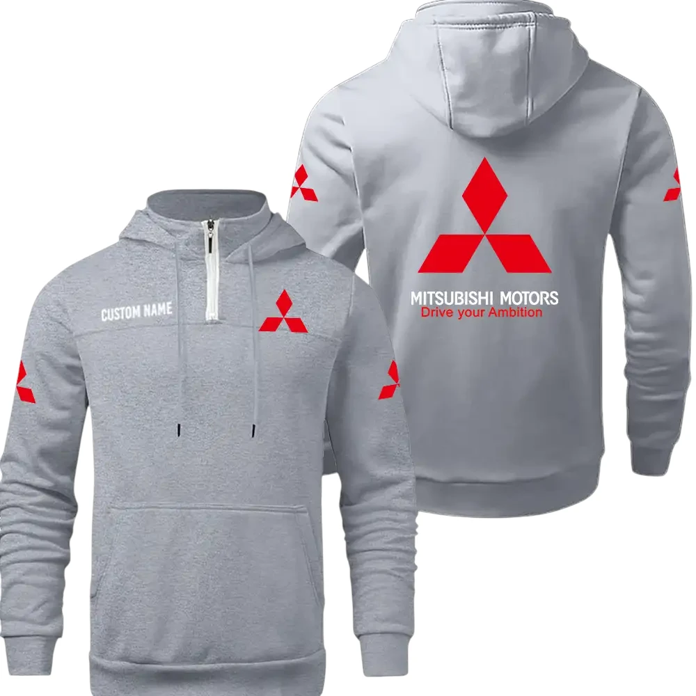 Mitsubishi Quarter Zip Hoodie, Sports Hoodie Custom Name TN290325Y50HZ44CT1MIT Mitsubishi Quarter Zip Hoodie, Sports Hoodie Custom Name TN290325Y50HZ44CT1MIT