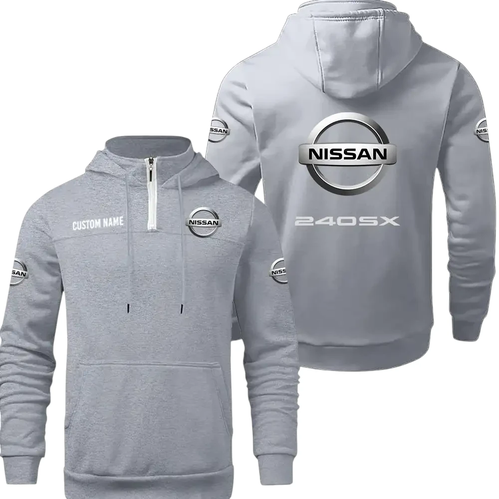 Nissan 240SX Quarter Zip Hoodie, Sports Hoodie Custom Name TN290325Y50HZ44CT1NIS Nissan 240SX Quarter Zip Hoodie, Sports Hoodie Custom Name TN290325Y50HZ44CT1NIS
