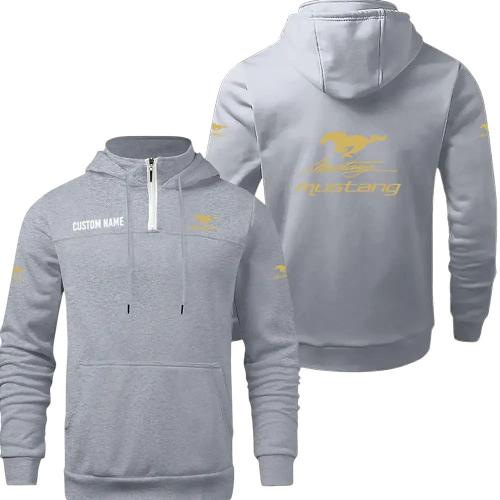 Mustang Racing Quarter Zip Hoodie, Sports Hoodie Custom Name TN290325Y50HZ44CT2MUS Mustang Racing Quarter Zip Hoodie, Sports Hoodie Custom Name TN290325Y50HZ44CT2MUS