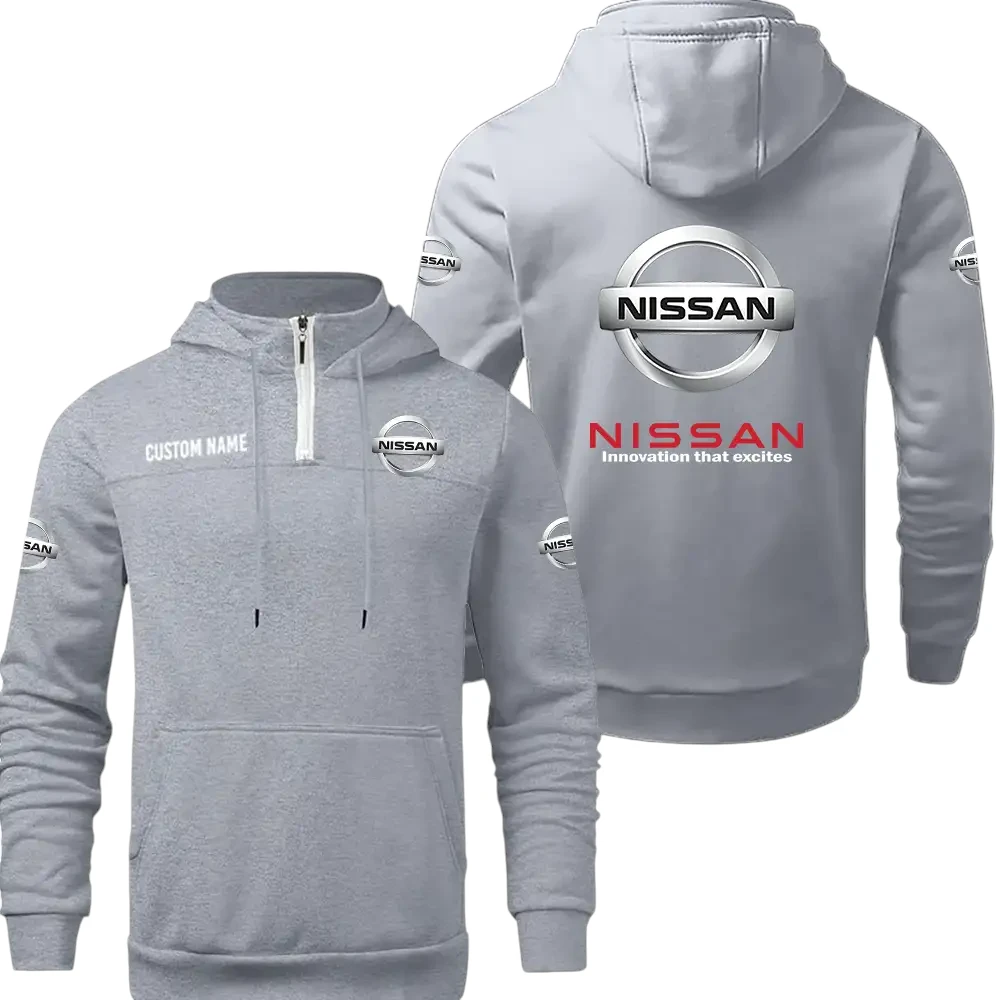 Nissan Quarter Zip Hoodie, Sports Hoodie Custom Name TN290325Y50HZ44CT7NIS Nissan Quarter Zip Hoodie, Sports Hoodie Custom Name TN290325Y50HZ44CT7NIS