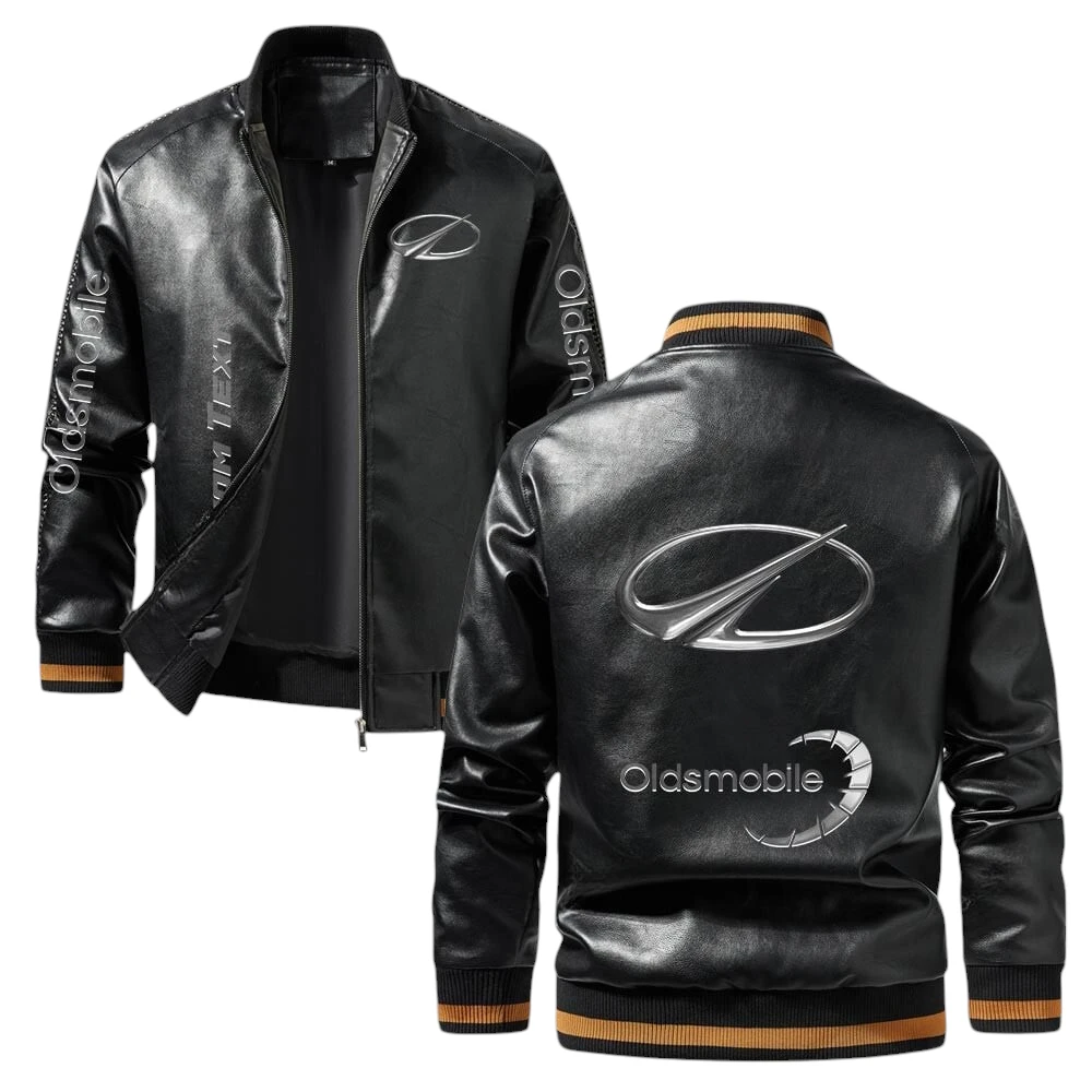 Vintage Oldsmobile Exclusive Logo Jacket, Classic Ribbed Collar and Striped Cuffs, Custom Name TN01042025Y12LJ93CT1OLD Vintage Oldsmobile Exclusive Logo Jacket, Classic Ribbed Collar and Striped Cuffs, Custom Name TN01042025Y12LJ93CT1OLD
