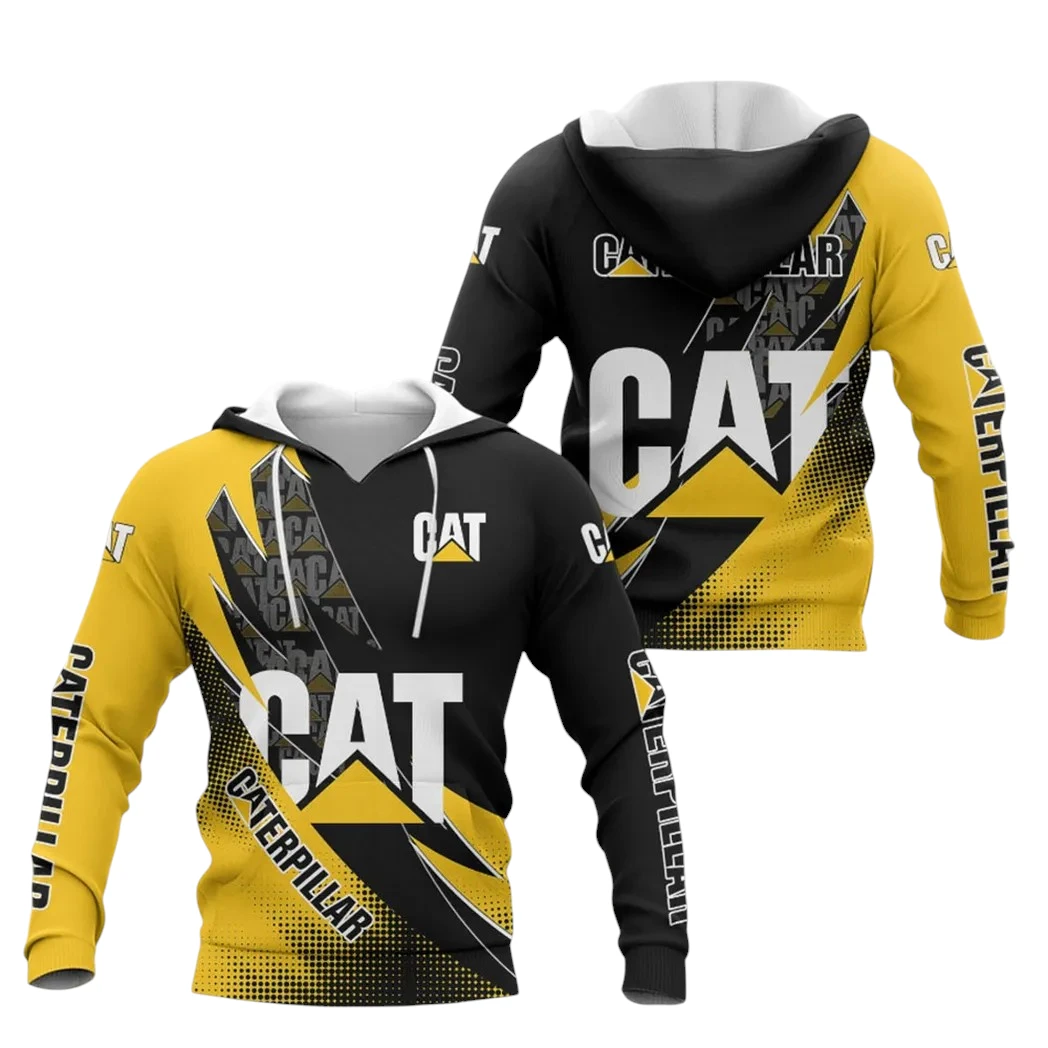 Caterpillar Limited 2025 Pullover Hoodie All Over Print Gift For Cars Fans, Custom Name HG230425Y2PHDCT1CAT Caterpillar Limited 2025 Pullover Hoodie All Over Print Gift For Cars Fans, Custom Name HG230425Y2PHDCT1CAT