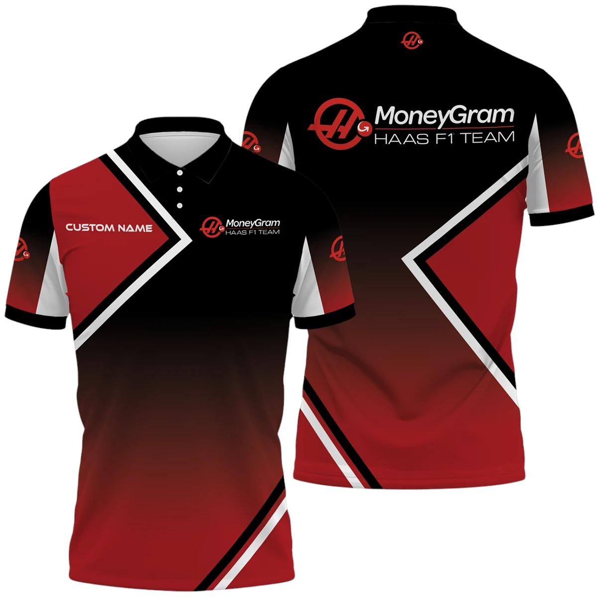 MoneyGram Haas F1 Team Racing Polo Shirt All Over Print Gift For Sports Fans, Custom Name HIHI010425Y3PLMGH MoneyGram Haas F1 Team Racing Polo Shirt All Over Print Gift For Sports Fans, Custom Name HIHI010425Y3PLMGH