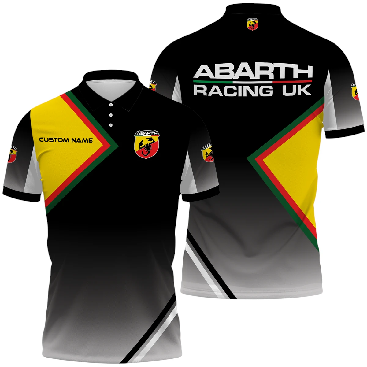 Abarth Racing UK Polo Shirt All Over Print Gift For Sports Fans, Custom Name HIHI030425Y3PLABR Abarth Racing UK Polo Shirt All Over Print Gift For Sports Fans, Custom Name HIHI030425Y3PLABR