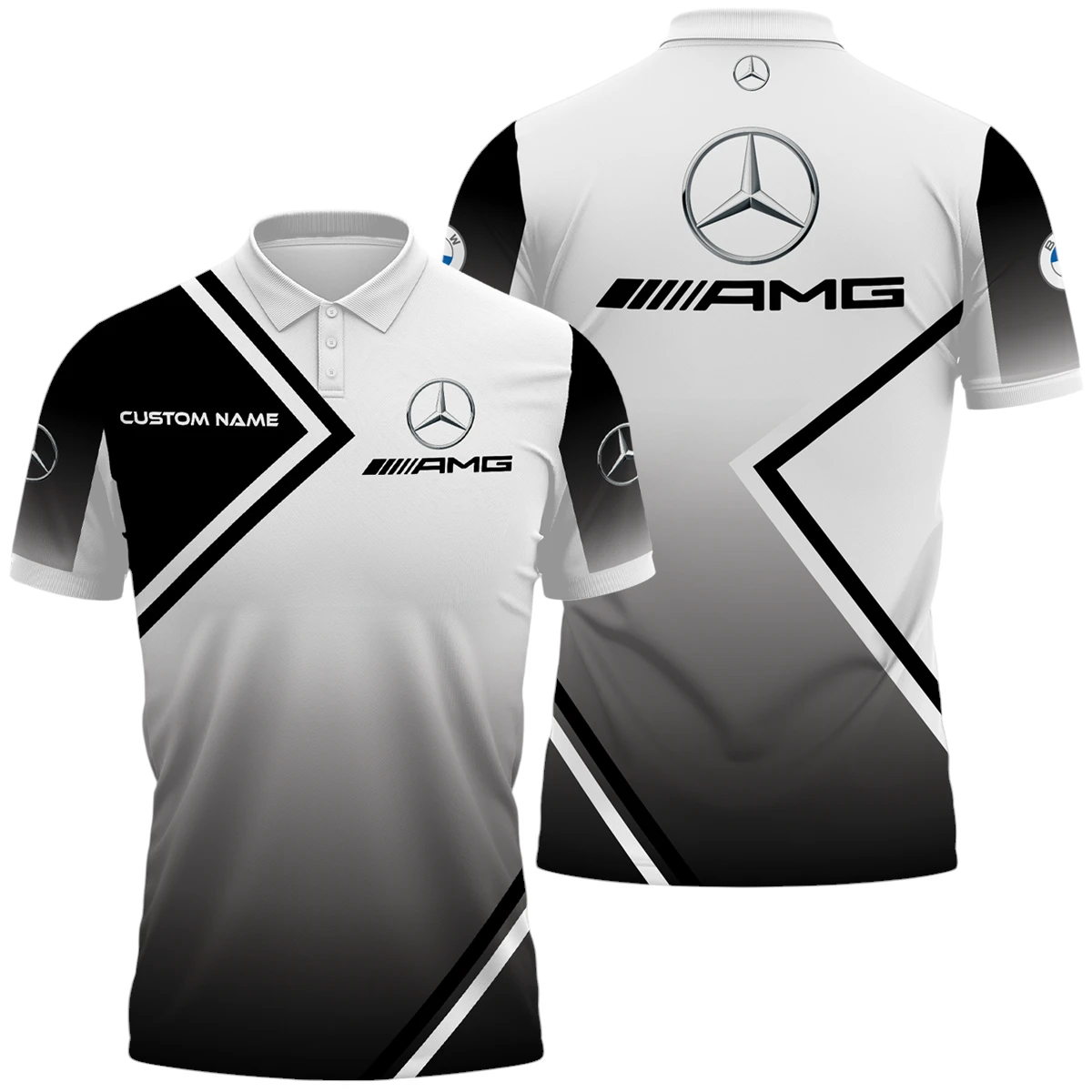 Mercedes AMG Polo Shirt All Over Print Gift For Sports Fans, Custom Name HIHI040425Y3PLAMG Mercedes AMG Polo Shirt All Over Print Gift For Sports Fans, Custom Name HIHI040425Y3PLAMG