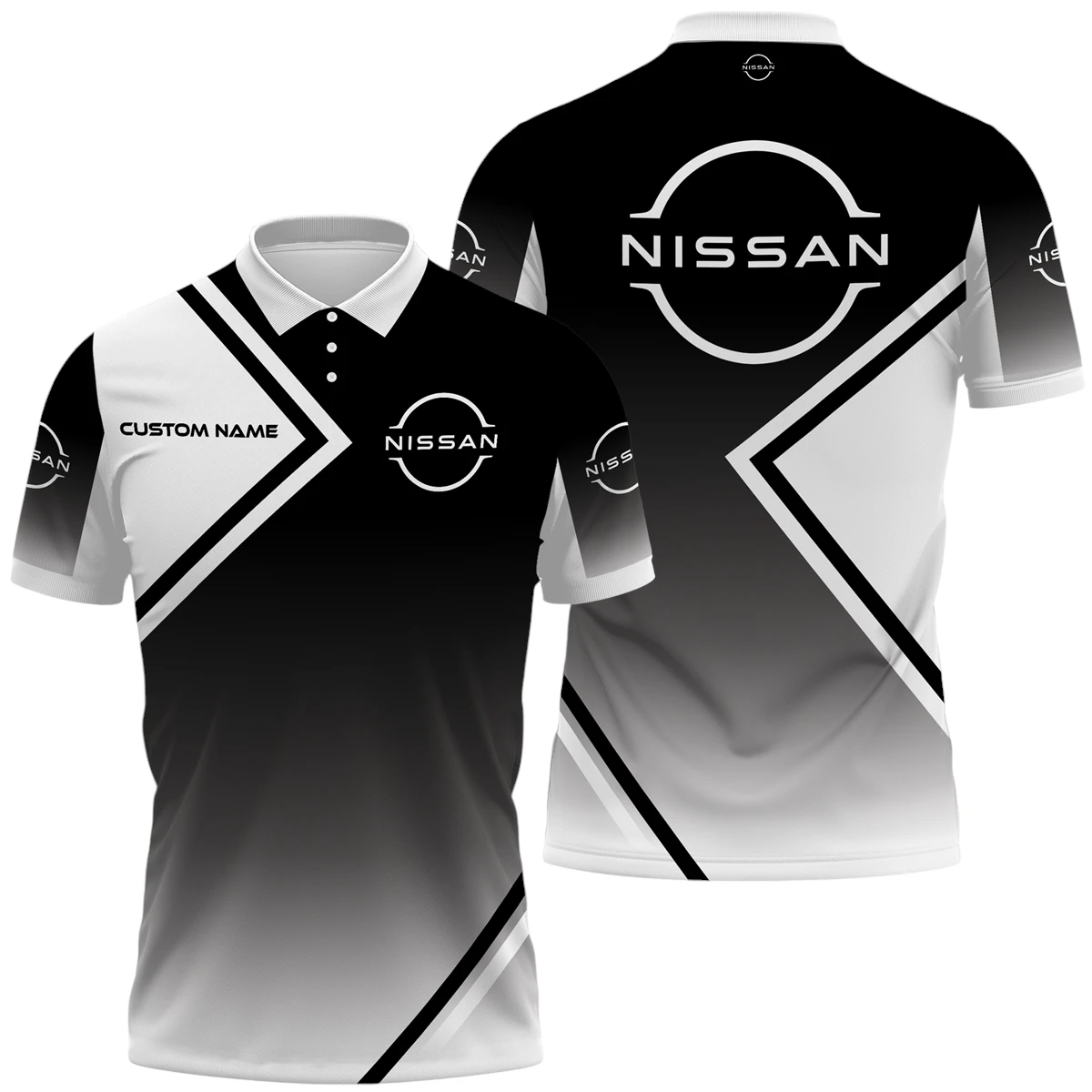 Nissan Polo Shirt All Over Print Gift For Sports Fans, Custom Name HIHI090425Y3PLNIS Nissan Polo Shirt All Over Print Gift For Sports Fans, Custom Name HIHI090425Y3PLNIS