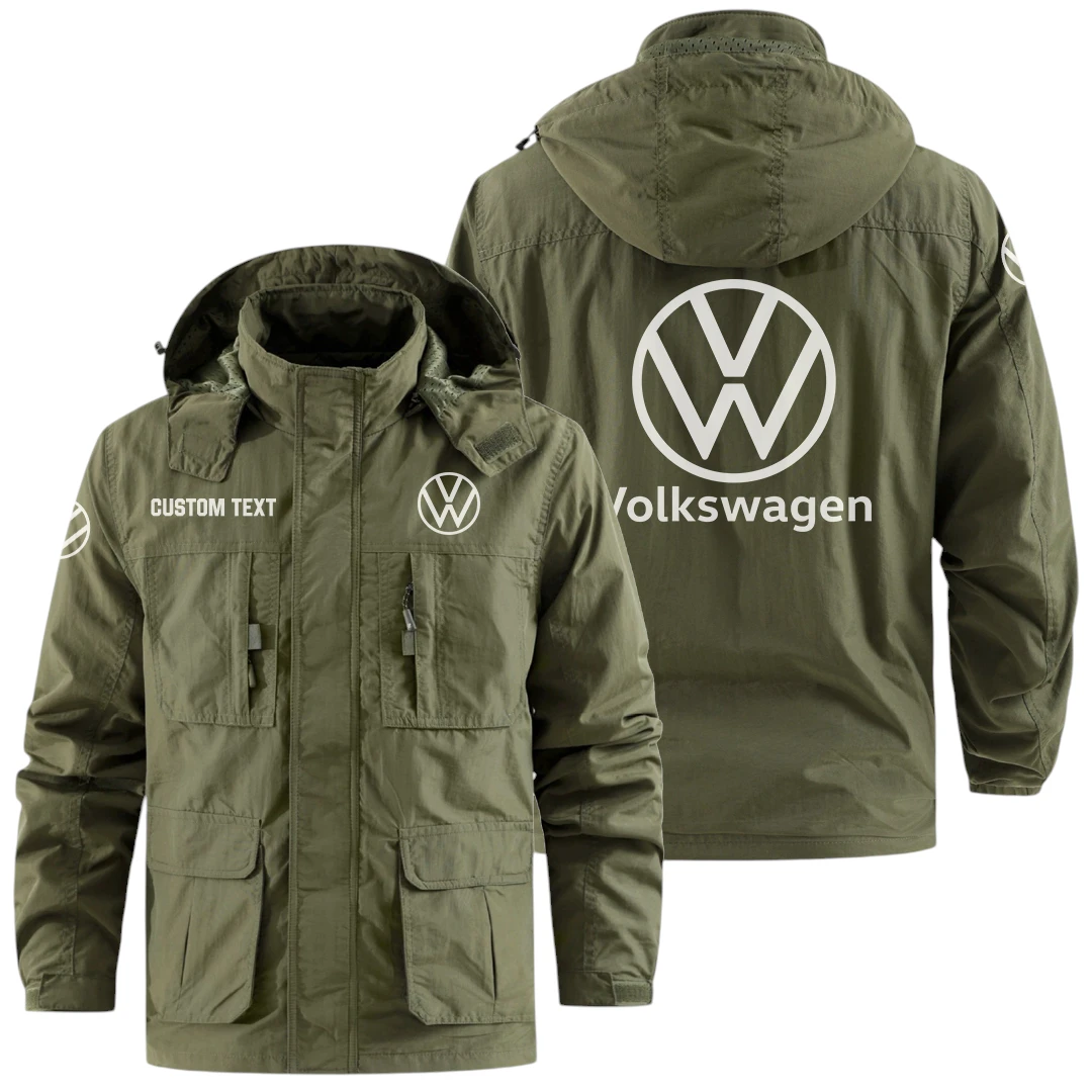Volkswagen Exclusive Logo Windbreaker Jacket Hooded Detachable, Outdoor Jacket Multi Pockets, Custom Name HIDI180325Y26WMPVOL Volkswagen Exclusive Logo Windbreaker Jacket Hooded Detachable, Outdoor Jacket Multi Pockets, Custom Name HIDI180325Y26WMPVOL