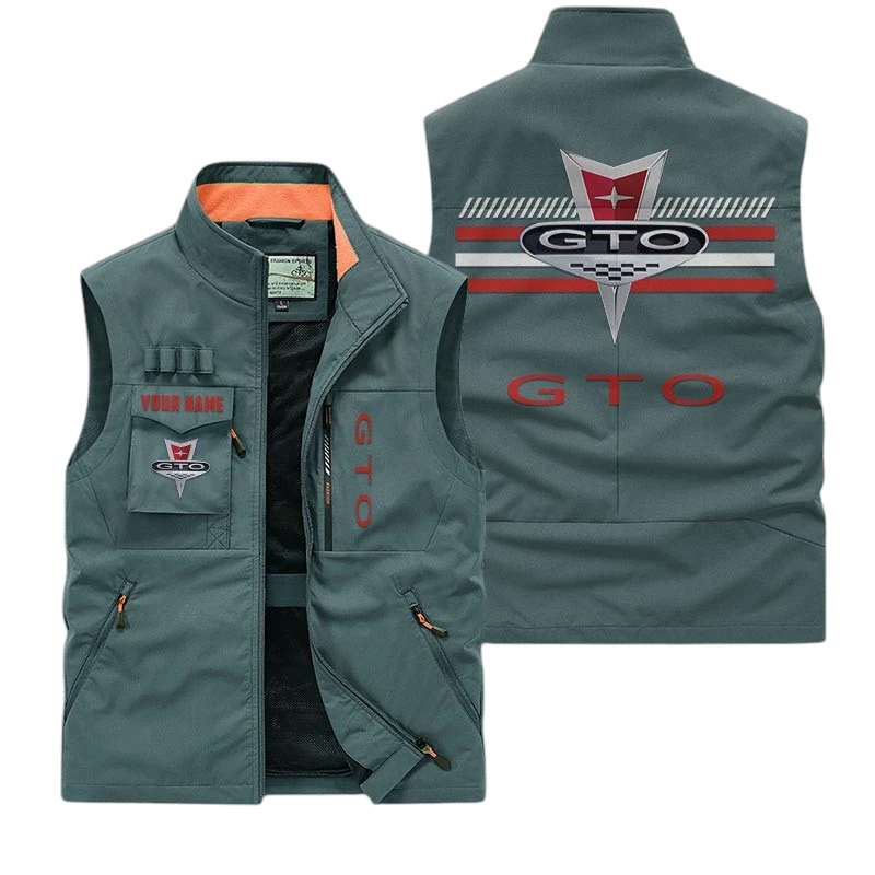 GTO Multi Pocket Vest Sleeveless Men Outdoor Vest Lightweight Custom Name For Fans TN190425Y39MPVCT1GTO GTO Multi Pocket Vest Sleeveless Men Outdoor Vest Lightweight Custom Name For Fans TN190425Y39MPVCT1GTO