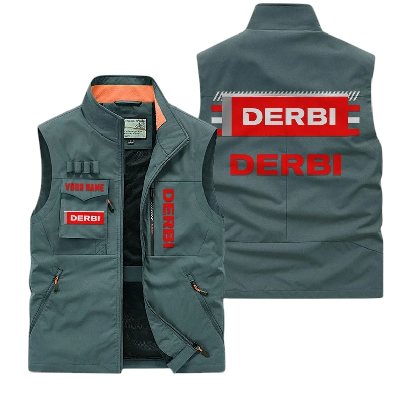 Derbi Multi Pocket Vest Sleeveless Men Outdoor Vest Lightweight Custom Name For Fans TN190425Y39MPVCT1RBI Derbi Multi Pocket Vest Sleeveless Men Outdoor Vest Lightweight Custom Name For Fans TN190425Y39MPVCT1RBI