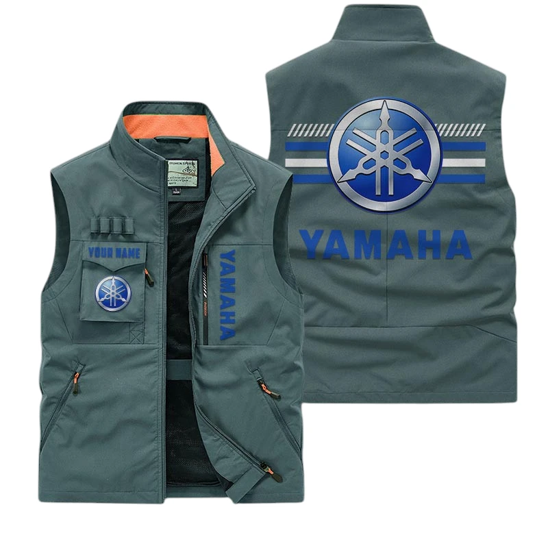 Yamaha Multi Pocket Vest Sleeveless Men Outdoor Vest Lightweight Custom Name For Fans TN190425Y39MPVCT1YMH Yamaha Multi Pocket Vest Sleeveless Men Outdoor Vest Lightweight Custom Name For Fans TN190425Y39MPVCT1YMH